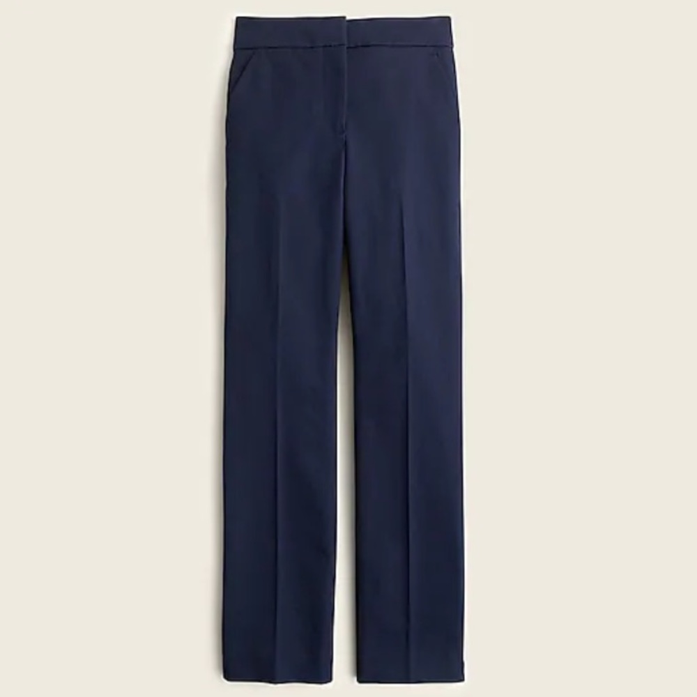 J. Crew NWT Plus Size‎ New Remi Pant in Bi-Stretch Cotton - Navy